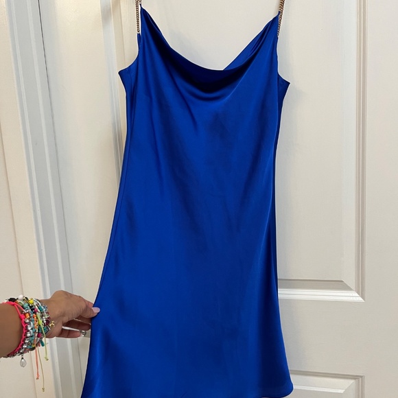 Marciano by Guess Royal Blue Satin Mini Dress – XS - Picture 4 of 10